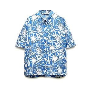 Zara PRINTED SHIRT ZW COLLECTION XS